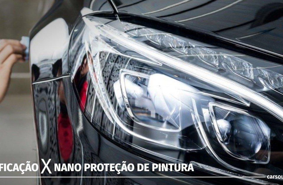 vitrificação vs nano proteção de pintura