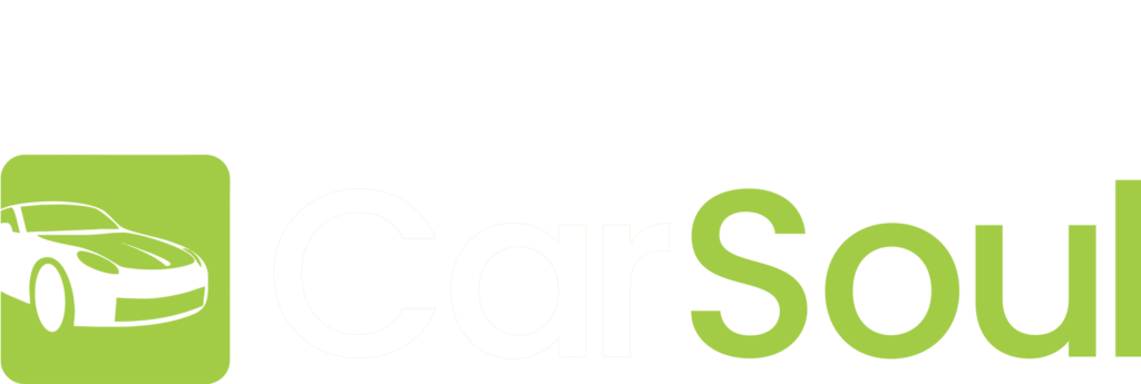 Logo CarSoul - branco e verde