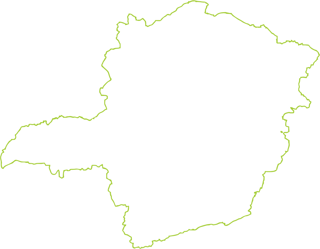 mapa de MG
