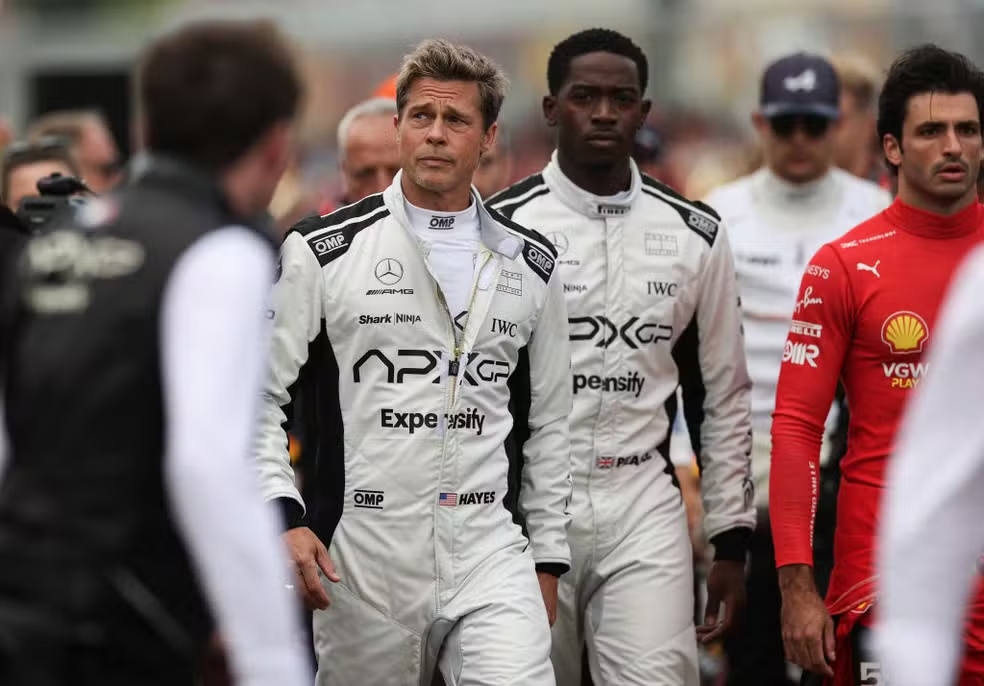 Brad Pitt e Damson Idris
